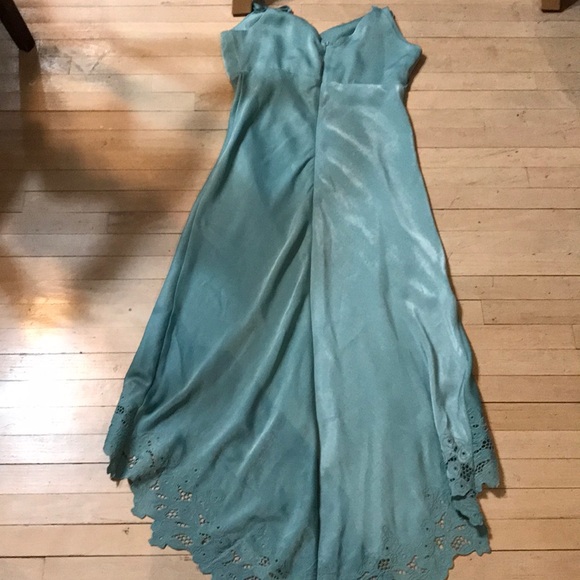 Mendocino-Mint Green spaghetti strap dress - Picture 4 of 4